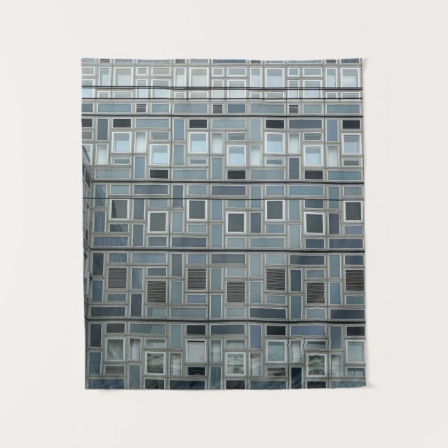 Gray wall paint building tapestry (Front)