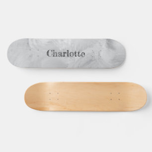 Gray wash skateboard