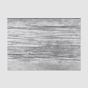 Gray weathered wood grain tissue paper