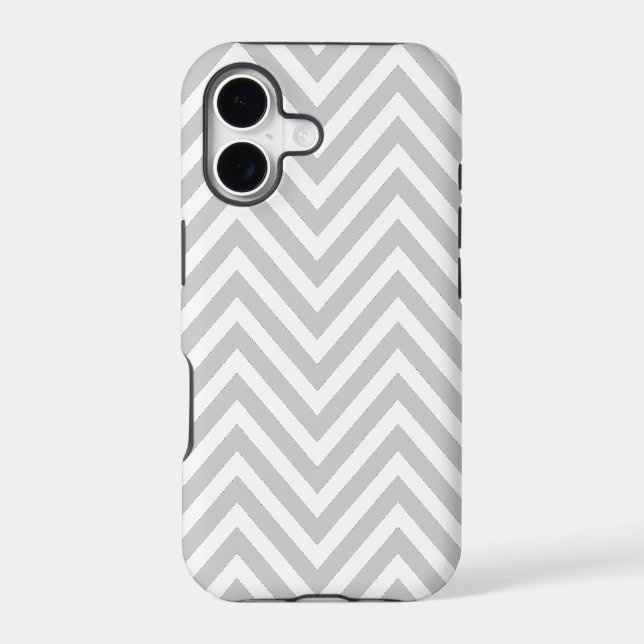 GRAY WHITE CHEVRON PATTERN (Back)