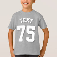 Gray & White Kids | Sports Jersey Design