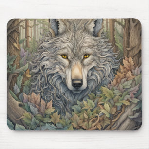 Gray Wolf  Mouse Mat