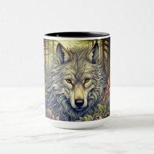 Gray Wolf  Mug