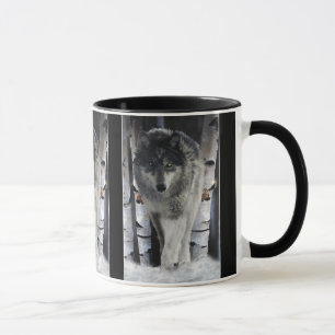 GRAY WOLF Wildlife Gift Mugs