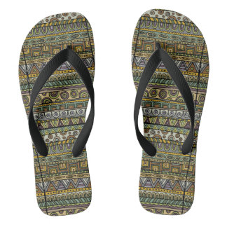 Graygreen Wax Adult Flip Flops, Wide Straps Flip Flops