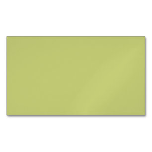  Grayish apple green (solid colour)  Magnetic Business Card