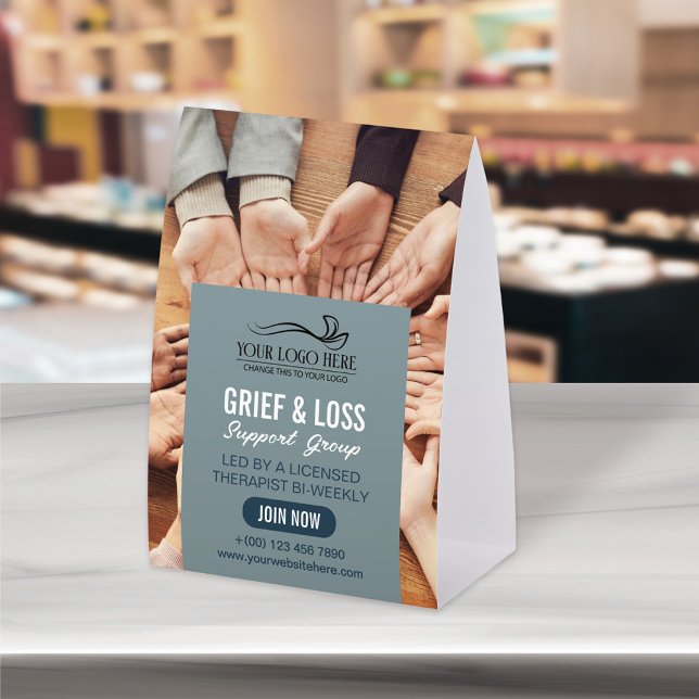 Grayish Blue Therapy Counseling Your Logo Here (Creator Uploaded)