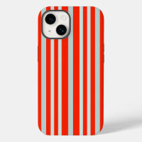 Grayish Grey Green Line Stripes On Red