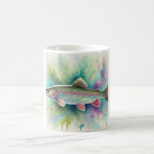 Grayling fish 101024AREF149 - Watercolor Coffee Mug