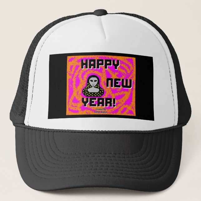 Grays New Year Wishes Trucker Hat (Front)