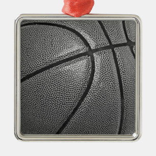 Grayscale Basketball Metal Tree Decoration