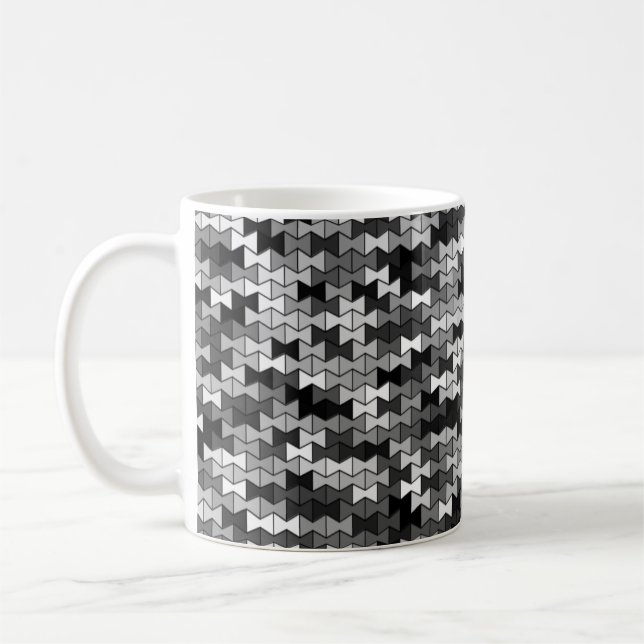Grayscale Bowties 11oz Mug (Left)