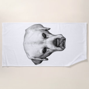 Grayscale Reverie Beach Towel