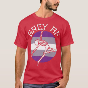 Grayseual  Gay Skeleton  Nonbinary Love  T-Shirt