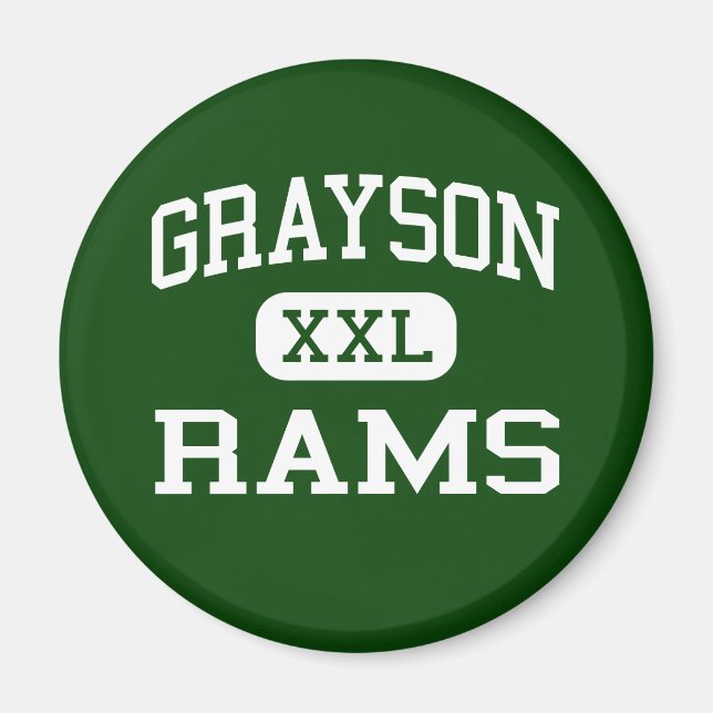 Grayson - Rams - High School - Loganville Georgia Magnet (Front)