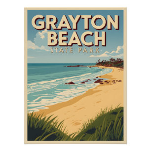 Grayton Beach State Park - Florida Poster