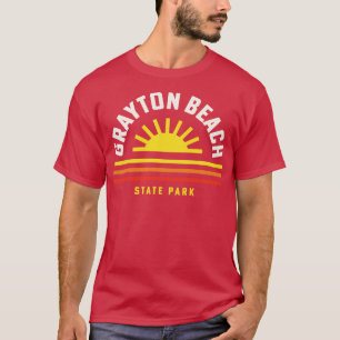 Grayton Beach State Park Florida Retro Vintage Str T-Shirt