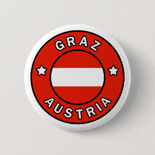 Graz Austria 6 Cm Round Badge
