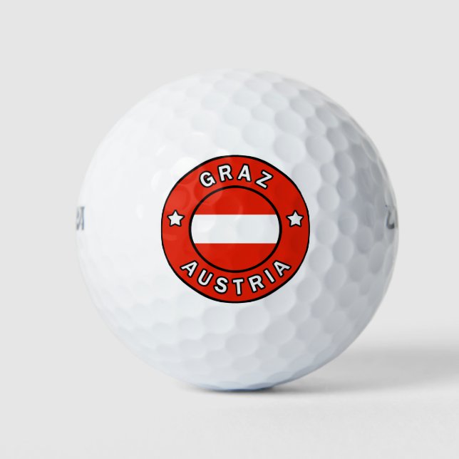 Graz Austria Golf Balls (Front)