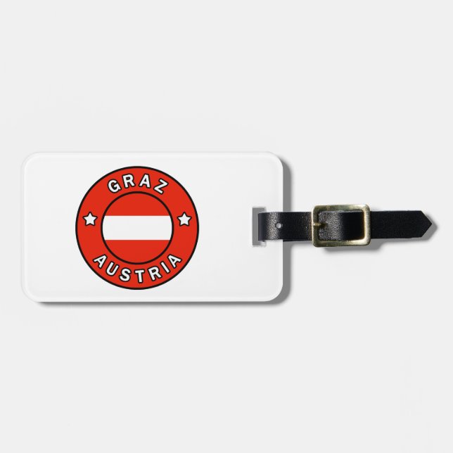 Graz Austria Luggage Tag (Front Horizontal)