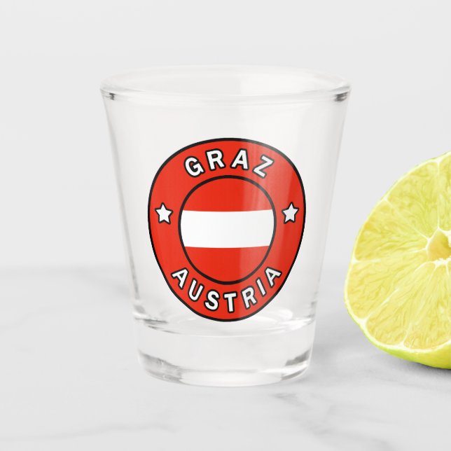 Graz Austria Shot Glass (Front)