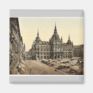 Graz, court house, Styria, Austro-Hungary classic Magnet