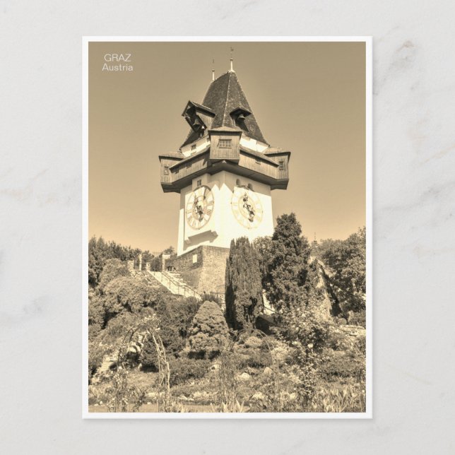 Graz Österreich Austria Retro Vintage travel  Postcard (Front)
