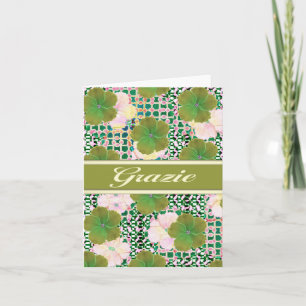 Grazie Italian Thank You card