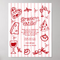 Grazie Mille Whimsical Italian Lemons Baby Shower