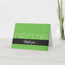 Grazie - Thank You So Very Much Card