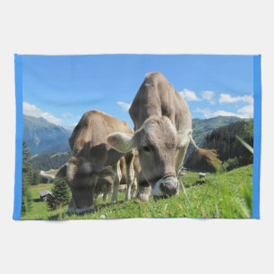 Grazing Cow Towel