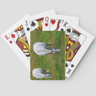 Grazing Horses Playing Cards