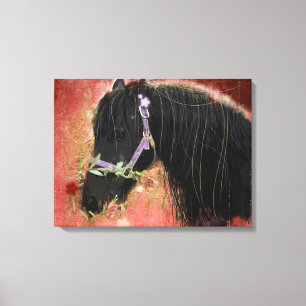Grazing in the fields - Wrapped Canvas