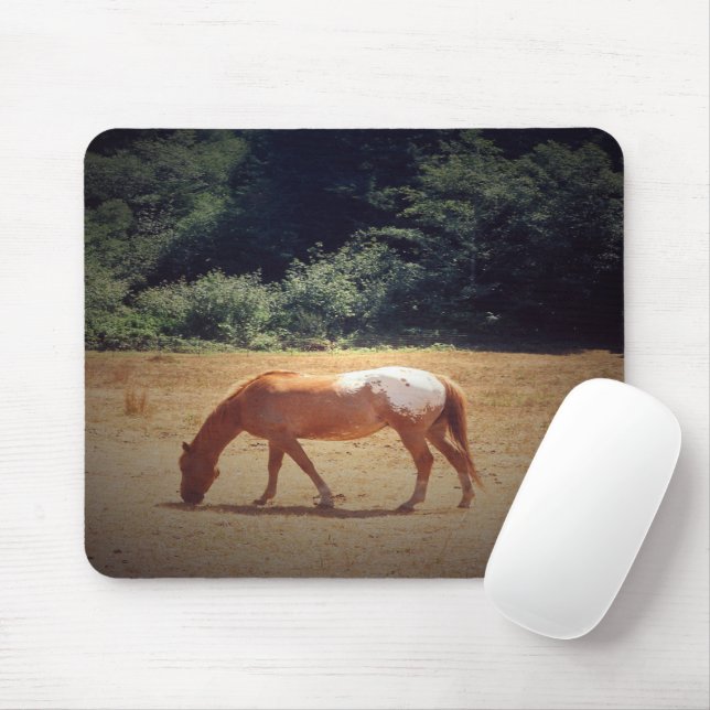 Grazing Palomino.... Mouse Mat (With Mouse)