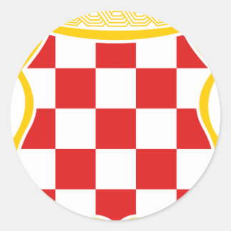 Grb Herceg-Bosne Classic Round Sticker