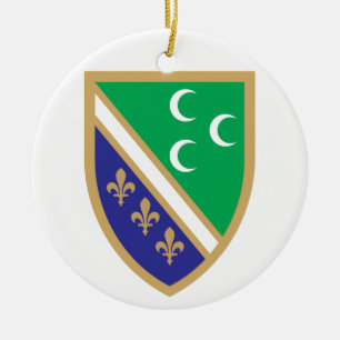 Grb Sandžaka, Sandžak coat of arms Ceramic Tree Decoration