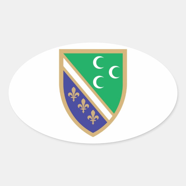 Grb Sandžaka, Sandžak coat of arms Oval Sticker (Front)