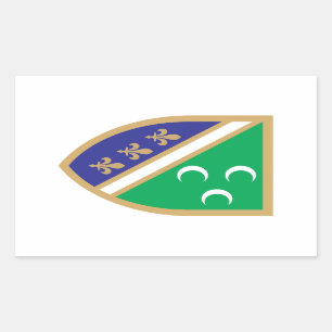 Grb Sandžaka, Sandžak coat of arms Rectangular Sticker