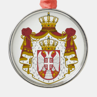Grb Srbije, Serbian coat of arms Metal Tree Decoration