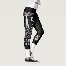 GRC Dogsports Original-Black and White leggings