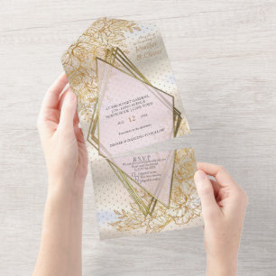 Gream Gold Splender All In One Invitation