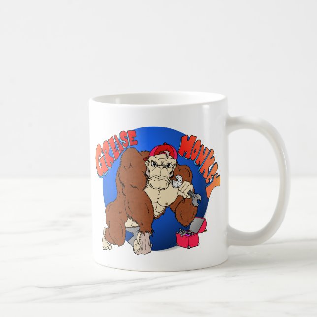 Grease Monkey Coffee Mug (Right)