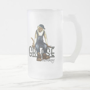 Grease Monkey Mechanics Humourous Beer Mug