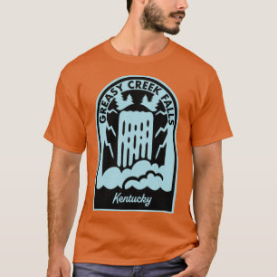 Greasy Creek Falls Kentucky Oversized T-Shirt
