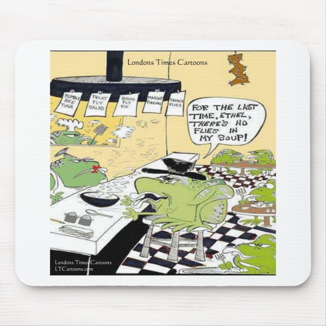 Greasy Spoon For Frogs Funny Gifts & Cards Mouse Mat (Front)