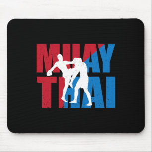 Great 2 Muay Thai Fighter Design Kickboxer Mma Tra Mouse Mat