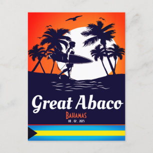 Great Abaco Bahamas Island Vintage Souvenirs Postcard