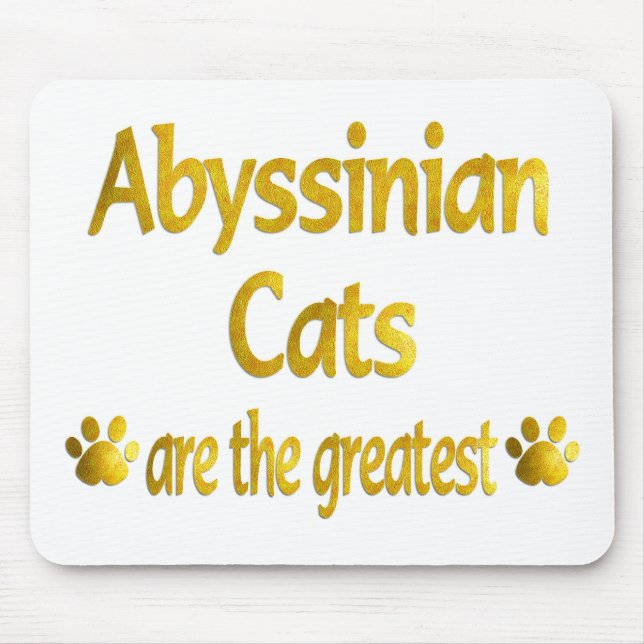 Great Abyssinian Mouse Mat (Front)