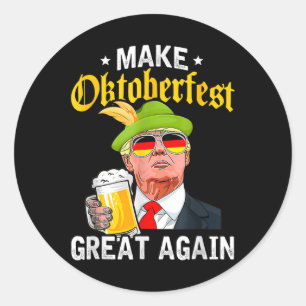 Great Again Funny Pro Trump 2024  Classic Round Sticker