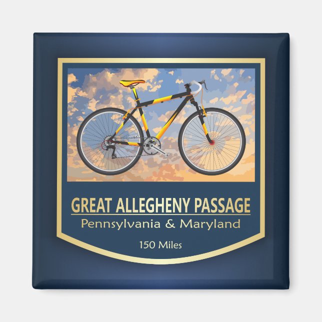 Great Allegheny Passage (bike2) 2 Magnet (Front)